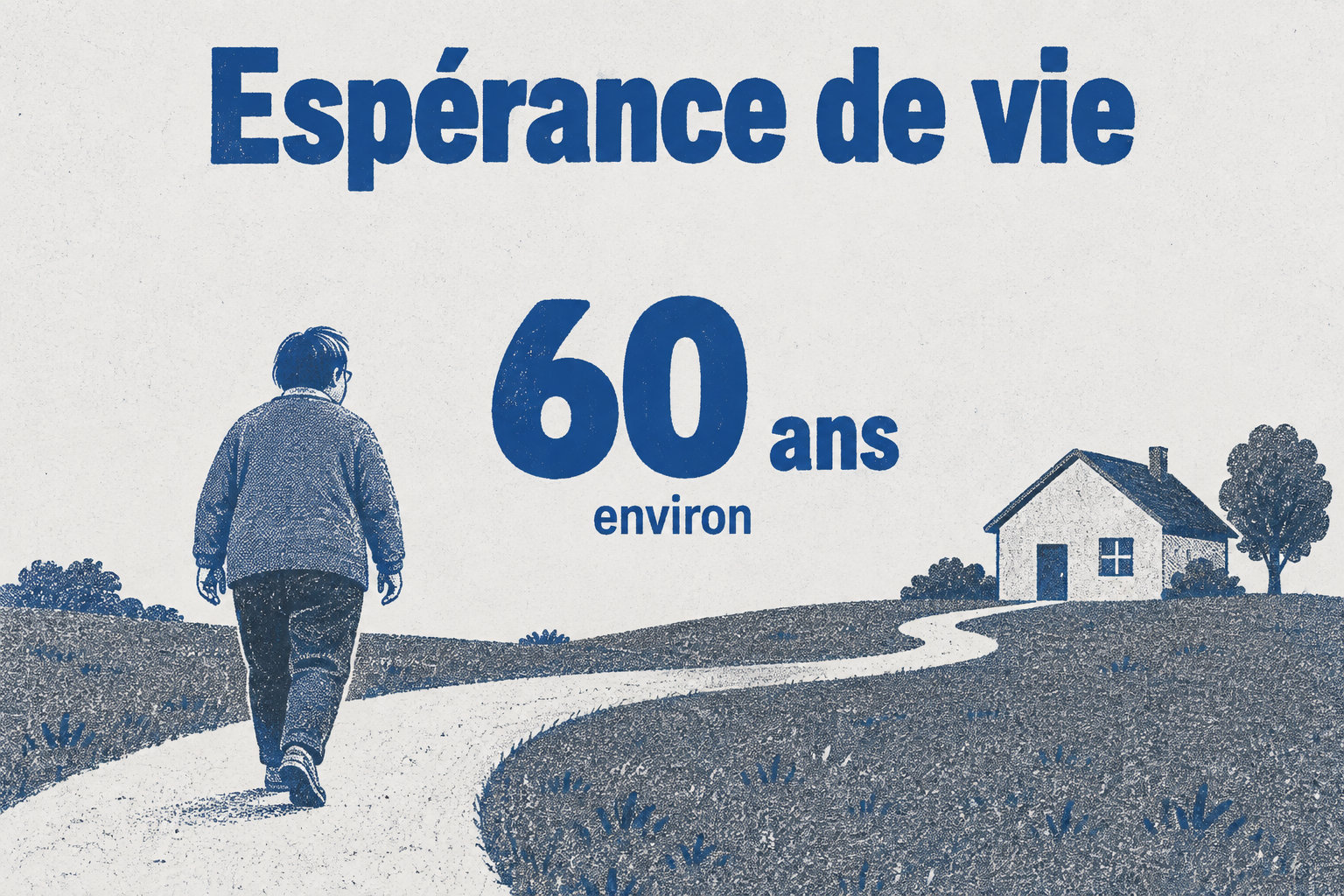L’espérance de vie des personnes avec trisomie 21 atteint environ 60 ans.